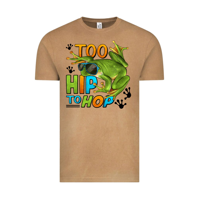 Too Hip To Hop Frog Vintage Tee by LillyAllenDesigns | Teevron