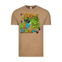 Vintage Coffee too hip to hop frog Vintage Tee - LillyAllenDesigns