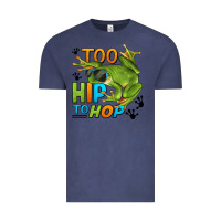 Vintage Denim too hip to hop frog Vintage Tee - LillyAllenDesigns