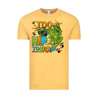 Vintage Mustard too hip to hop frog Vintage Tee - LillyAllenDesigns