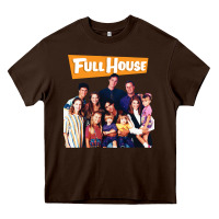 Chocolate Brown house cast full Heavy Core Tee - DesigneFamous