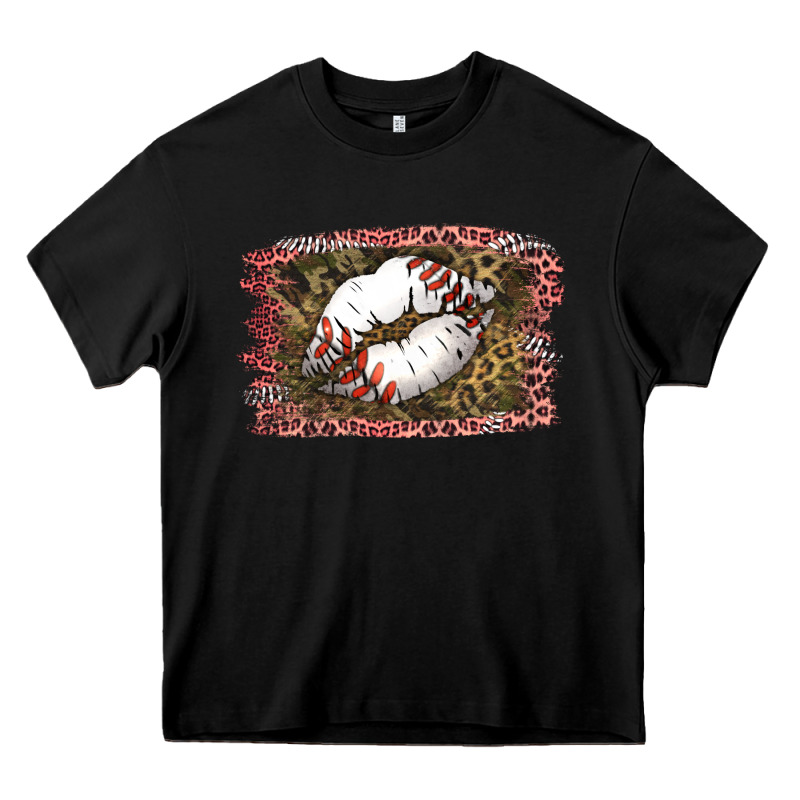 Baseball Lips Heavy Core Tee by Jasminsmagicworld | Teevron