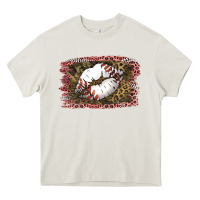 Cream Baseball Lips Heavy Core Tee - Jasminsmagicworld