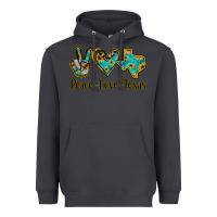 Smoke Peace Love Texas Heavyweight Hoodie - Jasminsmagicworld