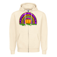 Sandshell happy halloween rainbow Zipper Hoodie - Jasminsmagicworld