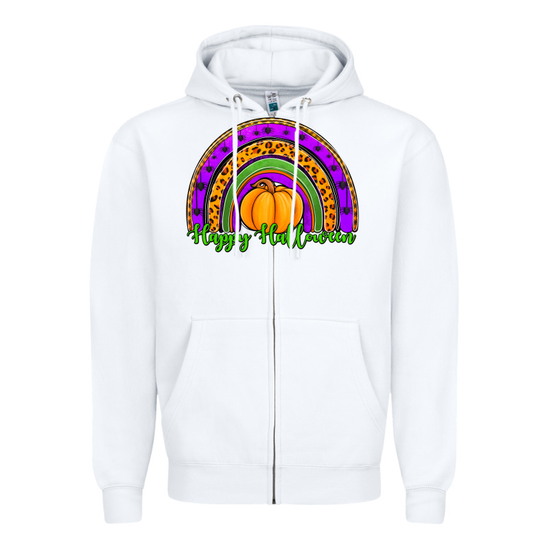 Happy Halloween Rainbow Zipper Hoodie by Jasminsmagicworld | Teevron