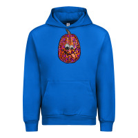Cobalt watercolor pumpkin leopard Urban Hoodie - RanaPortraitStore