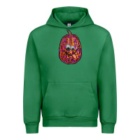 Emerald watercolor pumpkin leopard Urban Hoodie - RanaPortraitStore