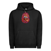 Pigment Black watercolor pumpkin leopard Urban Hoodie - RanaPortraitStore