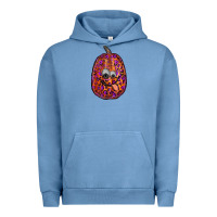 Pigment Pebble Blue watercolor pumpkin leopard Urban Hoodie - RanaPortraitStore