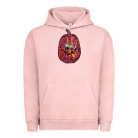 Pigment Salmon watercolor pumpkin leopard Urban Hoodie - RanaPortraitStore