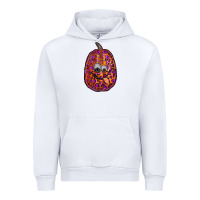 White watercolor pumpkin leopard Urban Hoodie - RanaPortraitStore