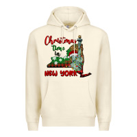 Sandshell christmas time in new york Premium Hoodie - BarkalooDesign