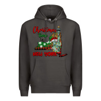 Smoke christmas time in new york Premium Hoodie - BarkalooDesign