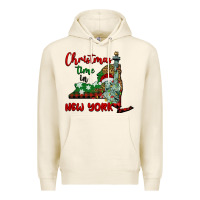 Tofu christmas time in new york Premium Hoodie - BarkalooDesign