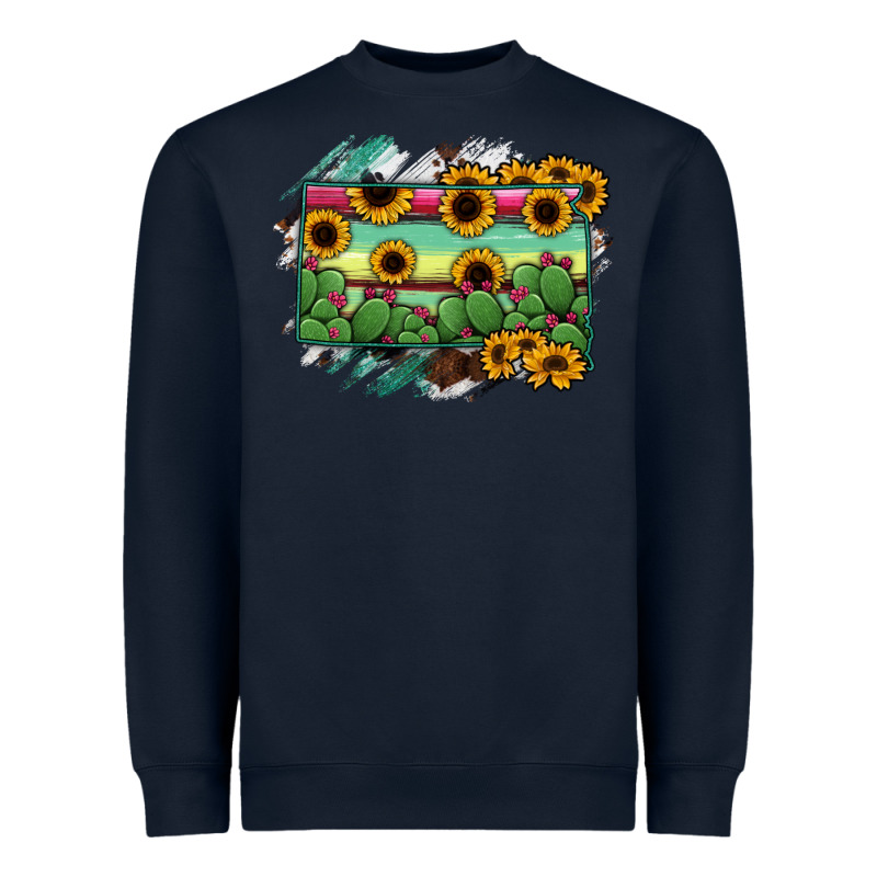 South Dakota State Map Heavyweight Sweatshirt by RanaPortraitStore | Teevron