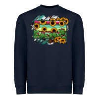 Navy south Dakota State Map Heavyweight Sweatshirt - RanaPortraitStore