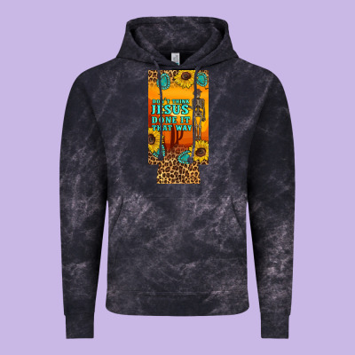 Don't Jesus Done It That Way Western Skeleton  12 Oz Can Cooler  (slim Vintage Hoodie Designed By Artiststas