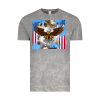 Cloud Rock America Eagle Vintage Tee - CowhideDigitalArt