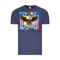 Vintage Denim America Eagle Vintage Tee - CowhideDigitalArt