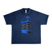 Navy scissor lift Urban Heavy Tee - LillyAllenDesigns