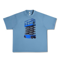 Pebble Blue scissor lift Urban Heavy Tee - LillyAllenDesigns
