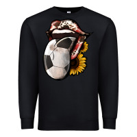 Black Soccer Tongue Premium Sweatshirt - Jasminsmagicworld