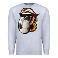 Heather Grey Soccer Tongue Premium Sweatshirt - Jasminsmagicworld
