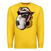 Lemon Soccer Tongue Premium Sweatshirt - Jasminsmagicworld