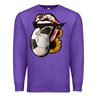 Purple Soccer Tongue Premium Sweatshirt - Jasminsmagicworld
