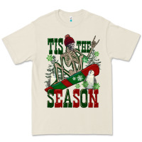 Bone tis the season skeleton snowboard Premium Tee - FaDigitalArtStudio