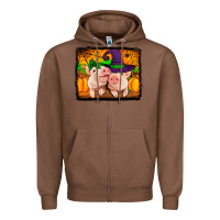 Chestnut halloween pigs Zipper Hoodie - Jasminsmagicworld