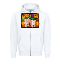 White halloween pigs Zipper Hoodie - Jasminsmagicworld