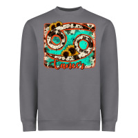 Storm cancer turquoise cowhide Heavyweight Sweatshirt - RanaPortraitStore