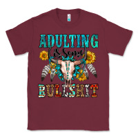 Burgundy adulting is some bullshit Classic Tee - OliviaCreatesArt