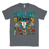Charcoal Heather adulting is some bullshit Classic Tee - OliviaCreatesArt