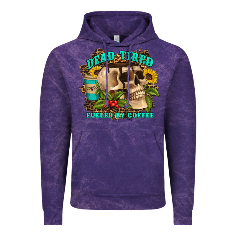 Dead Tired Fueled By Coffee Vintage Hoodie by Artiststas | Teevron