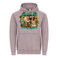 Vintage Zinc dead tired fueled by coffee Vintage Hoodie - Artiststas