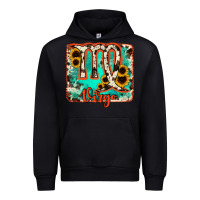 Black virgo turquoise cowhide Urban Hoodie - RanaPortraitStore