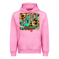 Fuchsia Pink virgo turquoise cowhide Urban Hoodie - RanaPortraitStore
