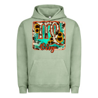 Pigment Oil Green virgo turquoise cowhide Urban Hoodie - RanaPortraitStore