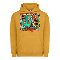 Pigment Peanut Butter virgo turquoise cowhide Urban Hoodie - RanaPortraitStore