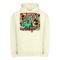 Pigment Pistachio virgo turquoise cowhide Urban Hoodie - RanaPortraitStore