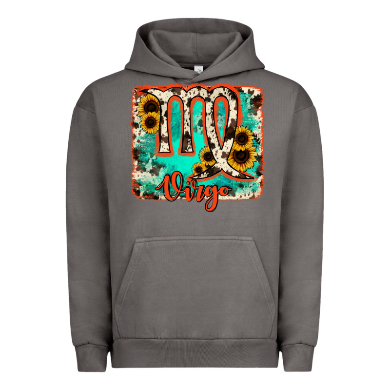 Virgo Turquoise Cowhide Urban Hoodie by RanaPortraitStore | Teevron