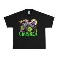 Black Monster Crusher Urban Heavy Tee - CowhideDigitalArt
