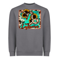 Storm capricorn turquoise cowhide Heavyweight Sweatshirt - RanaPortraitStore