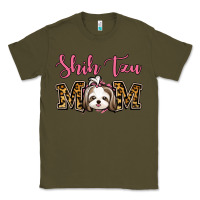 Army Green Shih Tzu Mom Classic Tee - Jasminsmagicworld