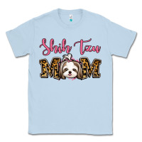 Dusty Blue Shih Tzu Mom Classic Tee - Jasminsmagicworld