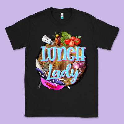 Western Lunch Lady Classic Tee Designed By Barkaloodesign