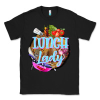 Black western lunch lady Classic Tee - BarkalooDesign